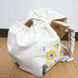 無料型紙で簡単 ころんと可愛いベビーリュックの作り方 そらメイド