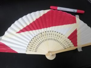 実際に作った天下布武扇子