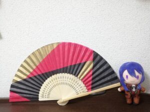実際に作った天下布武扇子